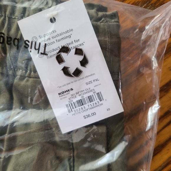 👀50% OFF🖤 NWT‼️ Croft & Barrow brand Petite Utility Skirt - Picture 5 of 6